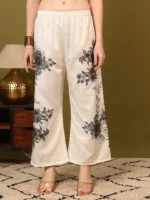 Women’s Blue & Peach Designer Printed Kurti with Palazzo Co-Ord Set – Premium Two Piece Outfit - Image 6