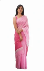 Pastel Grace Soft Organza Saree - Image 34