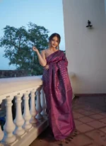 Zari Royale Silk Saree with Gold Woven Motifs - Image 10