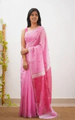 Pastel Grace Soft Organza Saree - Image 31