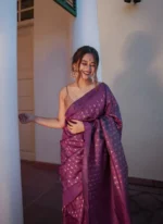 Zari Royale Silk Saree with Gold Woven Motifs - Image 9