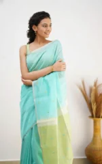 Pastel Grace Soft Organza Saree - Image 23