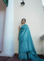 Zari Royale Silk Saree with Gold Woven Motifs - Image 29