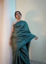 Zari Royale Silk Saree with Gold Woven Motifs - Image 28