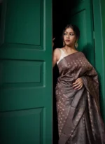 Zari Royale Silk Saree with Gold Woven Motifs - Image 37