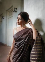 Zari Royale Silk Saree with Gold Woven Motifs - Image 36