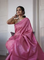 Zari Royale Silk Saree with Gold Woven Motifs - Image 18