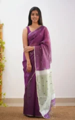 Pastel Grace Soft Organza Saree - Image 17