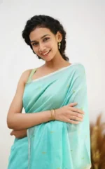 Pastel Grace Soft Organza Saree - Image 21