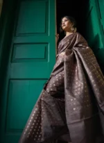 Zari Royale Silk Saree with Gold Woven Motifs - Image 34