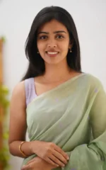 Pastel Grace Soft Organza Saree - Image 35
