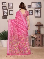 Rani Radiance Printed Saree - Image 3