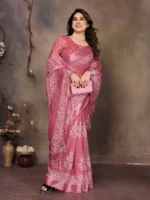 Rosewood Classic Charm Saree - Image 3
