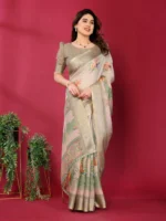 Vintage Garden Royale Saree - Image 2