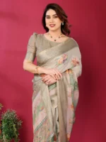 Vintage Garden Royale Saree - Image 3