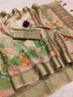 Vintage Garden Royale Saree - Image 7