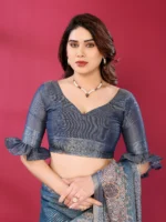 Royal Morpich Heritage Saree - Image 2