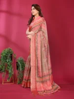 Peach Regal Heritage Saree - Image 6