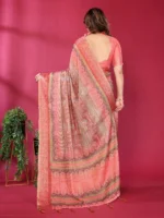 Peach Regal Heritage Saree - Image 2