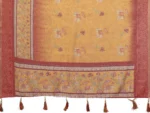 Royal Mustard Heritage Silk Saree - Image 7