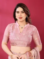 Blush Heritage Storyline Saree - Image 4