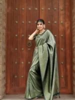 Royal Heritage Zari Woven Premium Silk Saree – Festive & Wedding Wear - Image 22