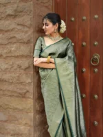 Royal Heritage Zari Woven Premium Silk Saree – Festive & Wedding Wear - Image 15