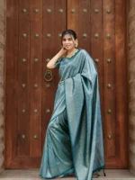 Royal Heritage Zari Woven Premium Silk Saree – Festive & Wedding Wear - Image 38