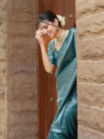 Royal Heritage Zari Woven Premium Silk Saree – Festive & Wedding Wear - Image 25