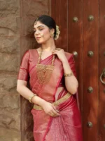 Royal Heritage Zari Woven Premium Silk Saree – Festive & Wedding Wear - Image 11