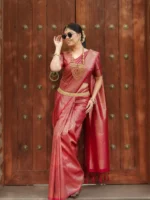 Royal Heritage Zari Woven Premium Silk Saree – Festive & Wedding Wear - Image 9