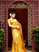 Royal Heritage Zari Woven Premium Silk Saree – Festive & Wedding Wear - Image 7