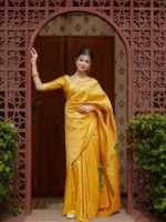 Royal Heritage Zari Woven Premium Silk Saree – Festive & Wedding Wear - Image 4