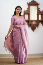 Signature Silk Saree with Sun Motif Weaving & Rich Contrast Border - Image 21