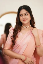 Elegant Essence Silk Saree with Classic Woven Border - Image 22